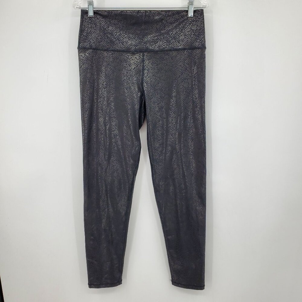 Offline by Aerie Black Crackle High Rise Women's Leggings‎ Size XL Long